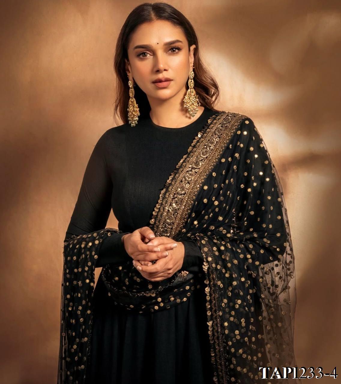 Viral Black Gown Set