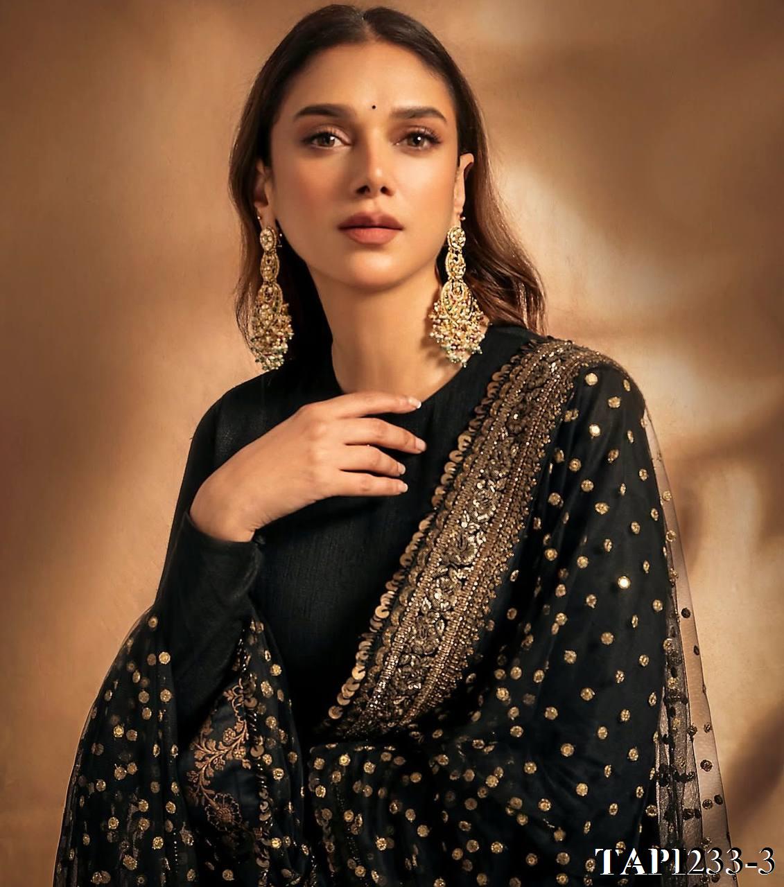 Viral Black Gown Set