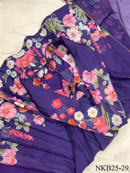 Floral Anarkali Set