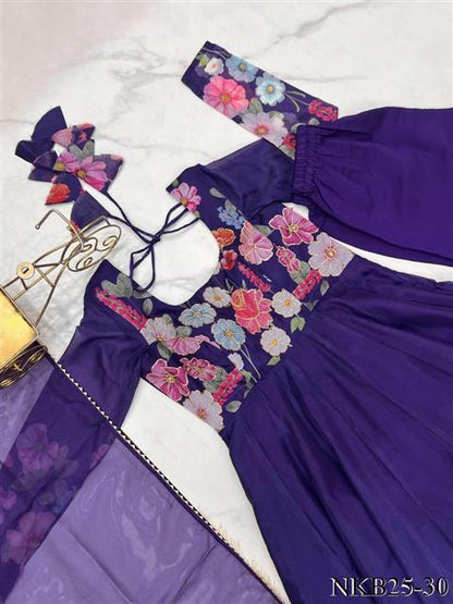 Floral Anarkali Set
