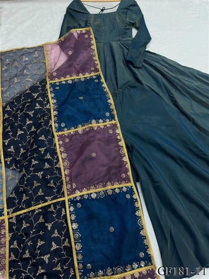 Simar Silk Gown Set