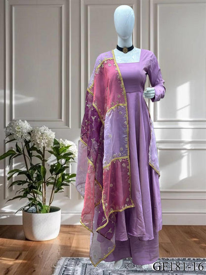 Simar Silk Gown Set