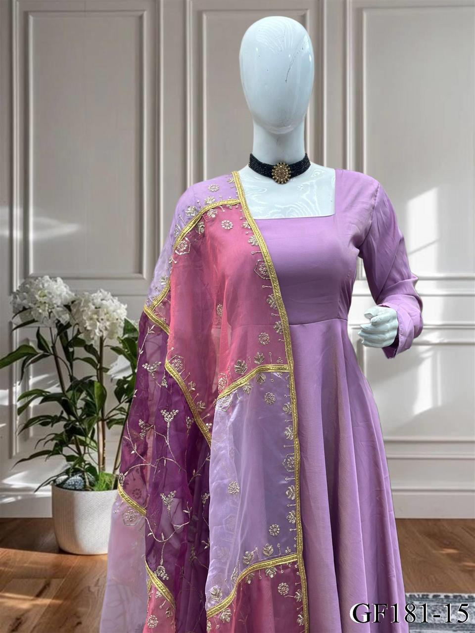 Simar Silk Gown Set