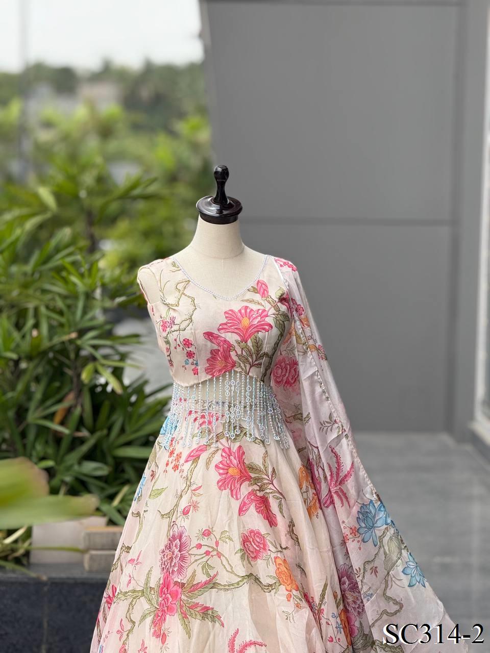Jimmy Organza Lehenga Set