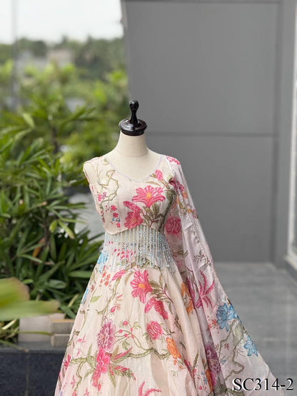 Jimmy Organza Lehenga Set
