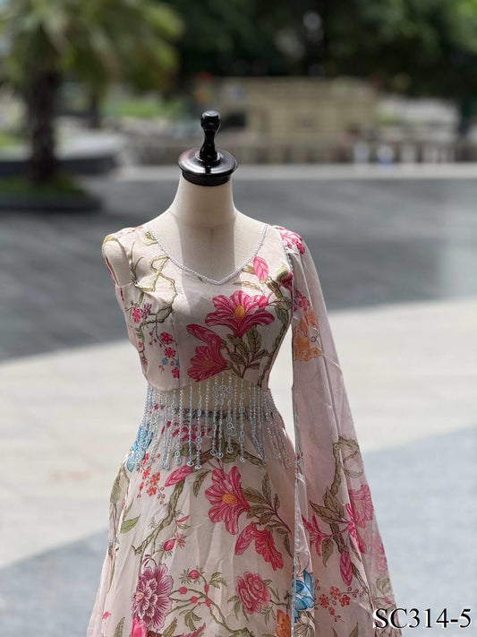 Jimmy Organza Lehenga Set