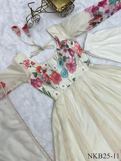 Floral Anarkali Set