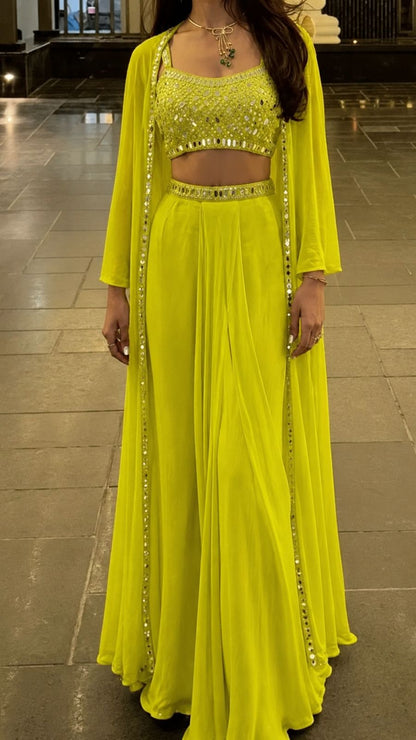 Western Shrug Koti Set