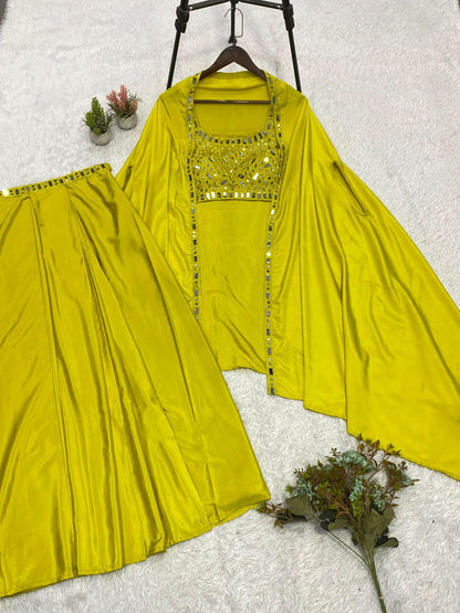 Western Shrug Koti Set