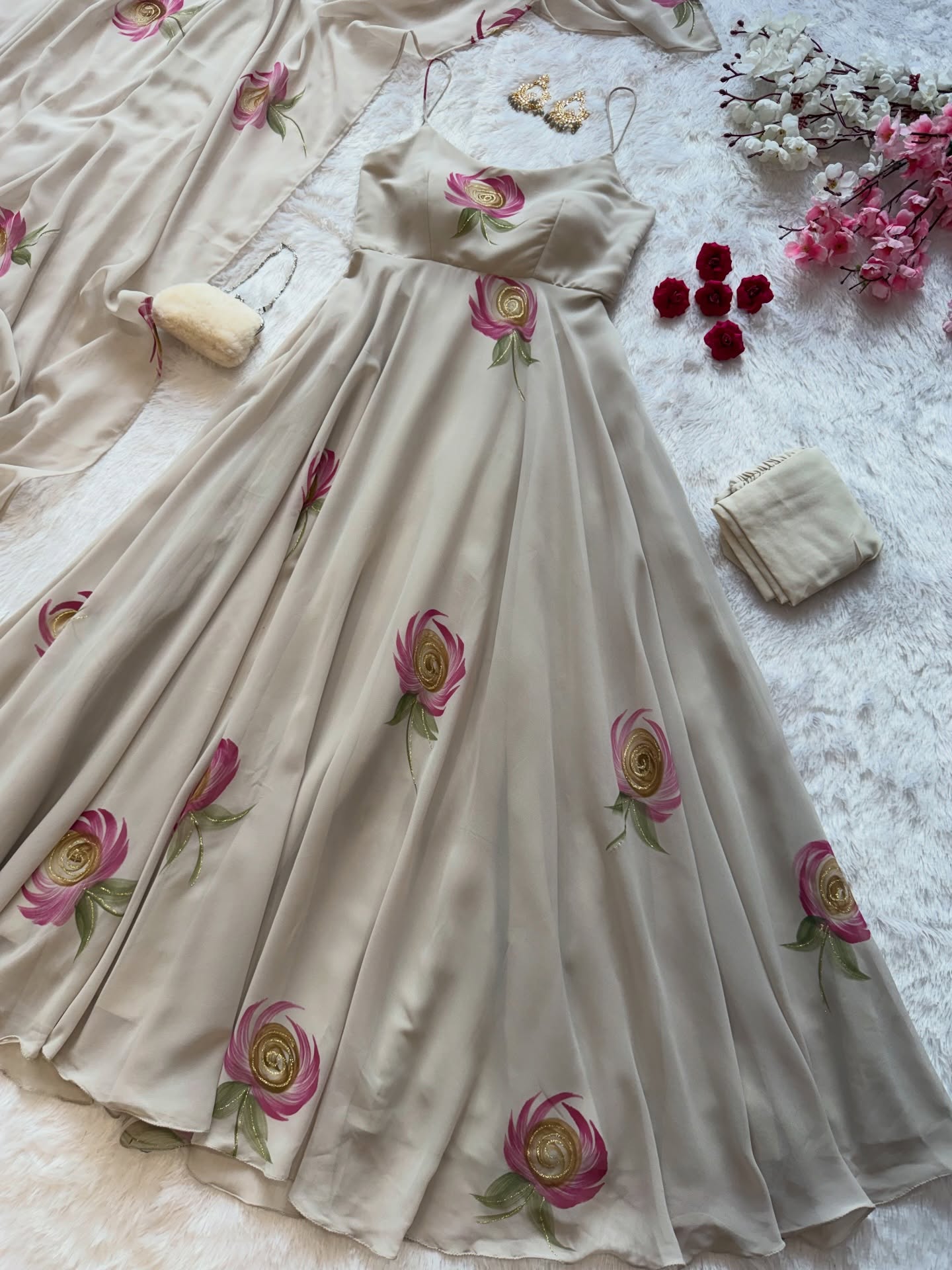 Flowy Anarkali Set